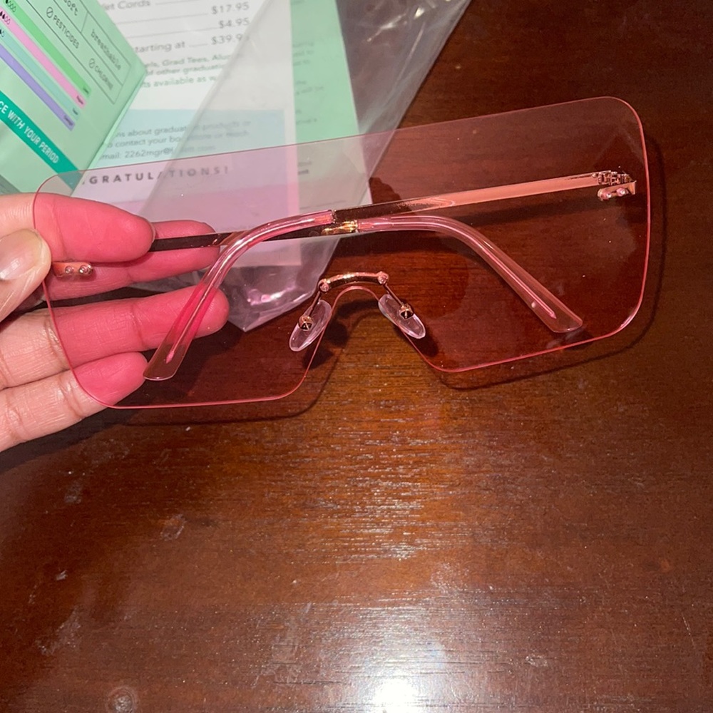 Pink sunglasses